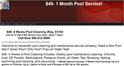 Desktop Screenshot of poolservicecleaning.net